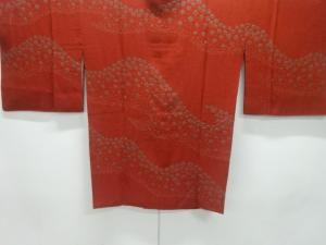 未使用品　絞り流水模様絵羽道行コート